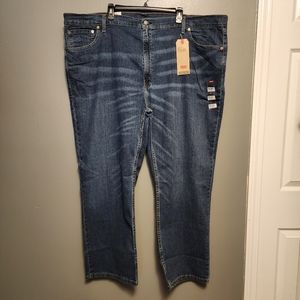 NWT Levi's 559 relaxed straight stretch jeans BIG & TALL size 52x32